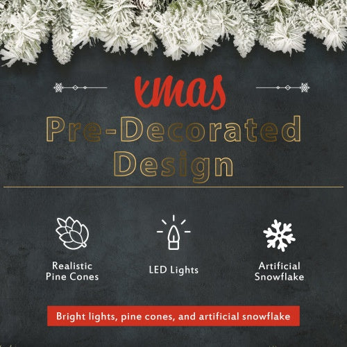 Christmas Garland & Entrance Tree Set