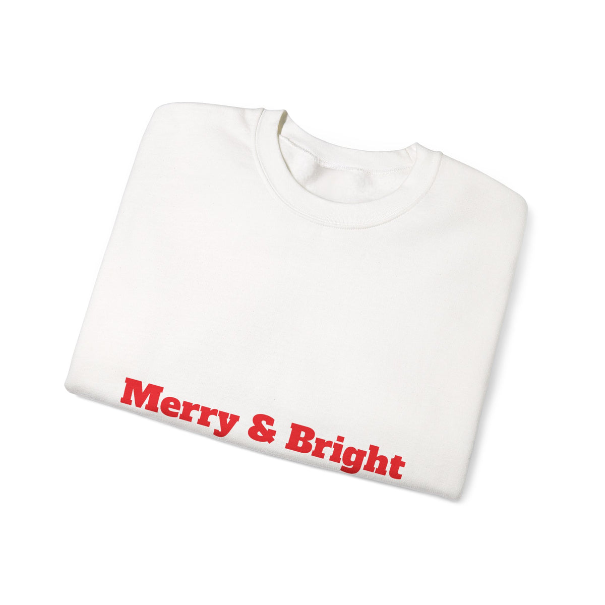 Merry & Bright Christmas Crewneck Sweatshirt