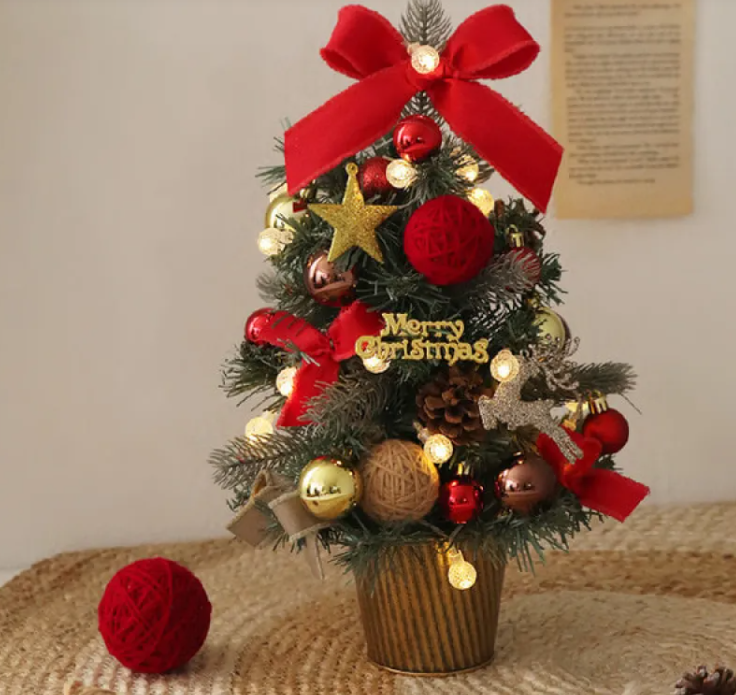 Pre-Lit Tabletop Christmas Tree