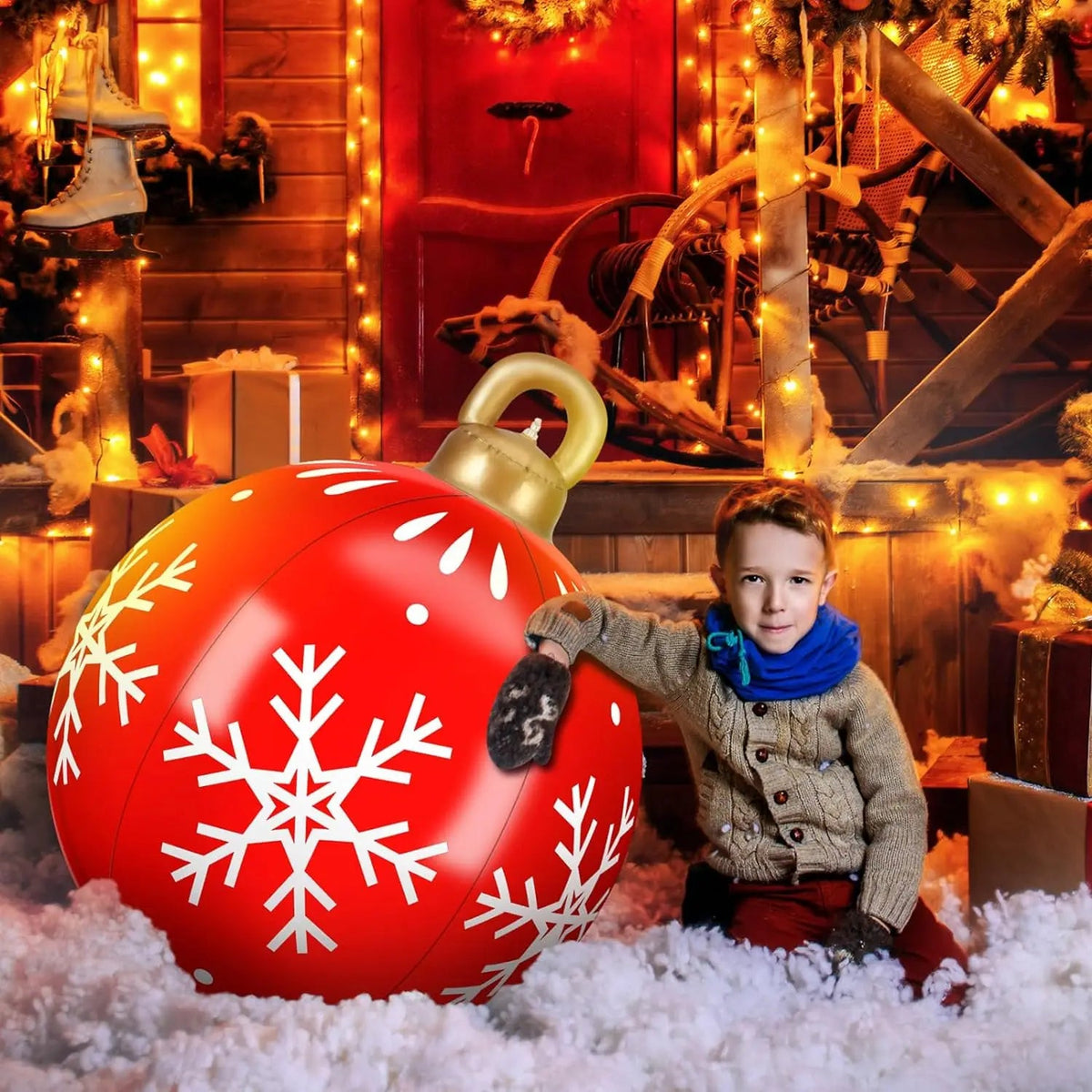 60cm Outdoor Inflatable Christmas Ball