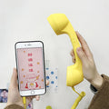 Retro Telephone Wired Earphones With Volume Control