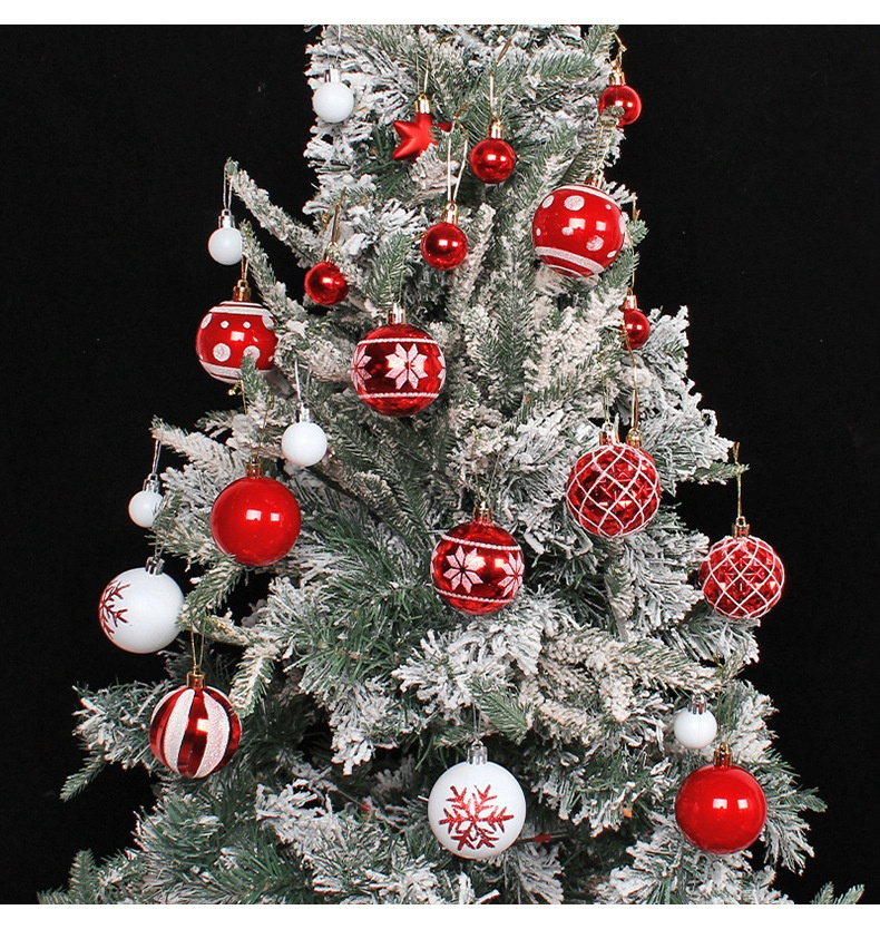 Colorful Christmas Ball Ornament Set
