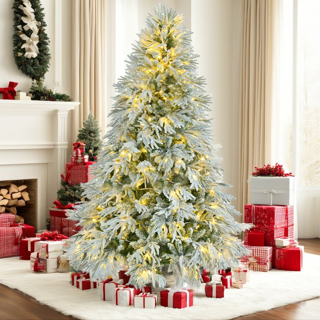 6ft Snow-Dusted Spruce Christmas Tree