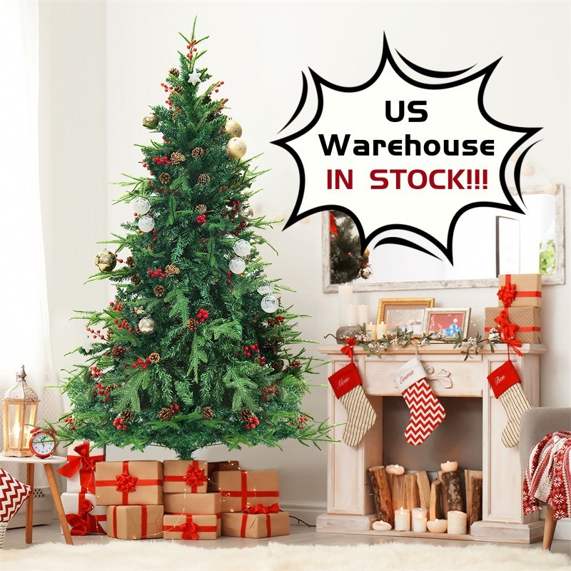 Premium Snow-Flocked Artificial Christmas Tree