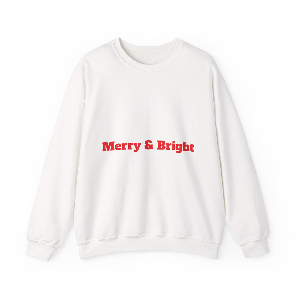 Merry & Bright Christmas Crewneck Sweatshirt