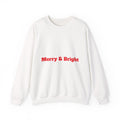 Merry & Bright Christmas Crewneck Sweatshirt