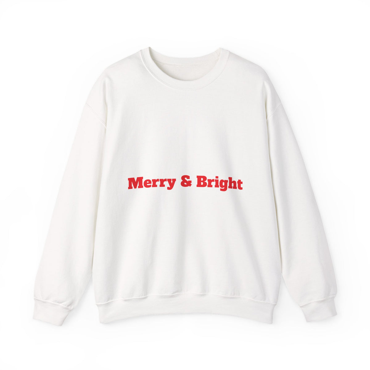Merry & Bright Christmas Crewneck Sweatshirt