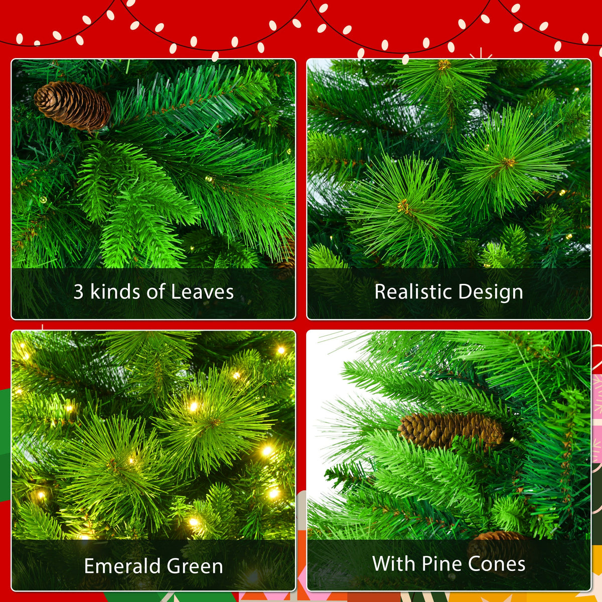 6ft Full Green Christmas Tree