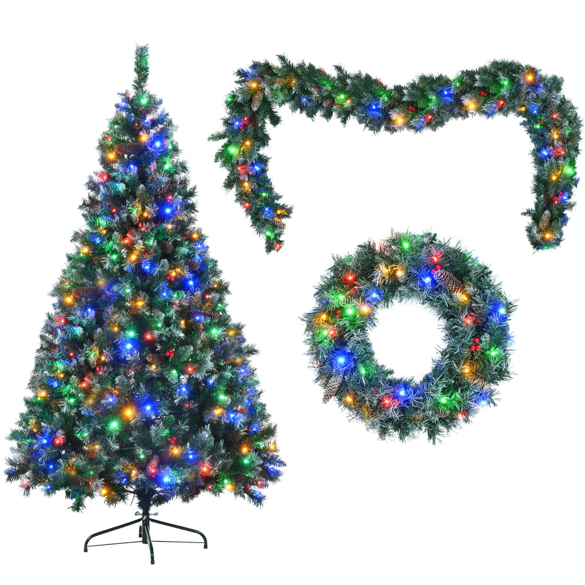 6ft Dark Green Pine Christmas Tree