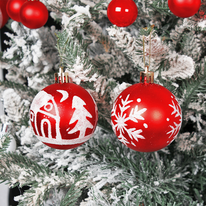 Colorful Christmas Ball Ornament Set