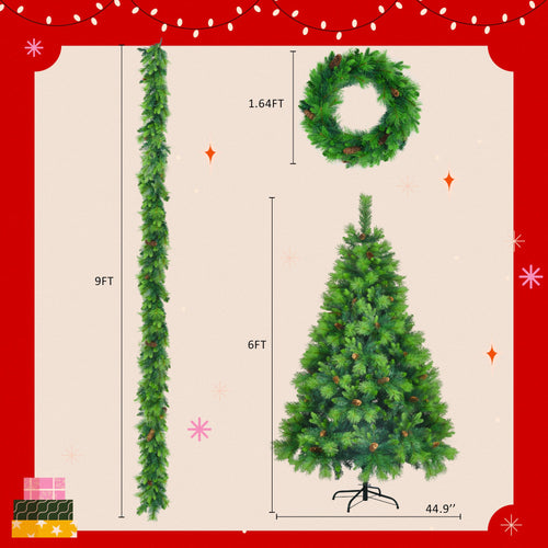 6ft Full Green Christmas Tree