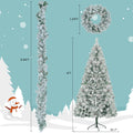 6ft Snow-Covered Christmas Tree