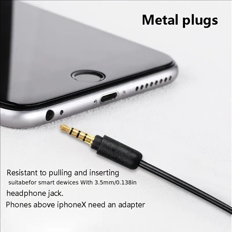 Retro Telephone Wired Earphones With Volume Control