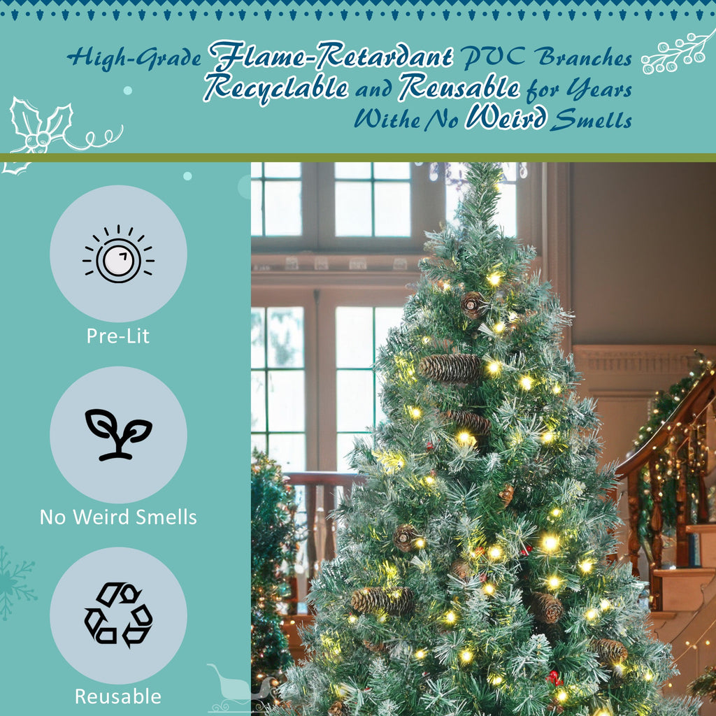6ft Dark Green Pine Christmas Tree