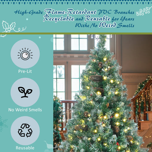 6ft Dark Green Pine Christmas Tree