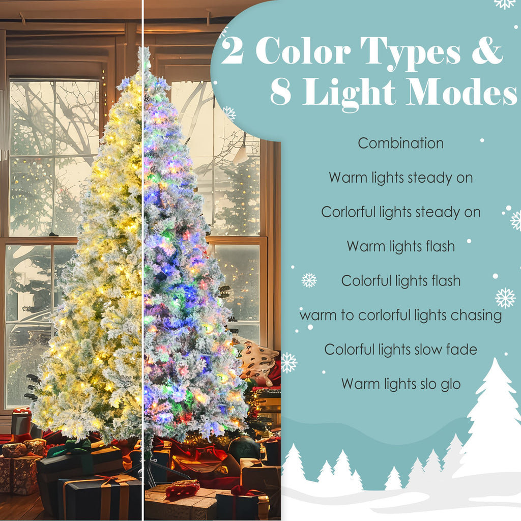 6ft Snow-Covered Christmas Tree
