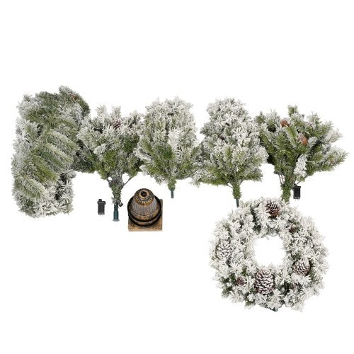 Christmas Garland & Entrance Tree Set