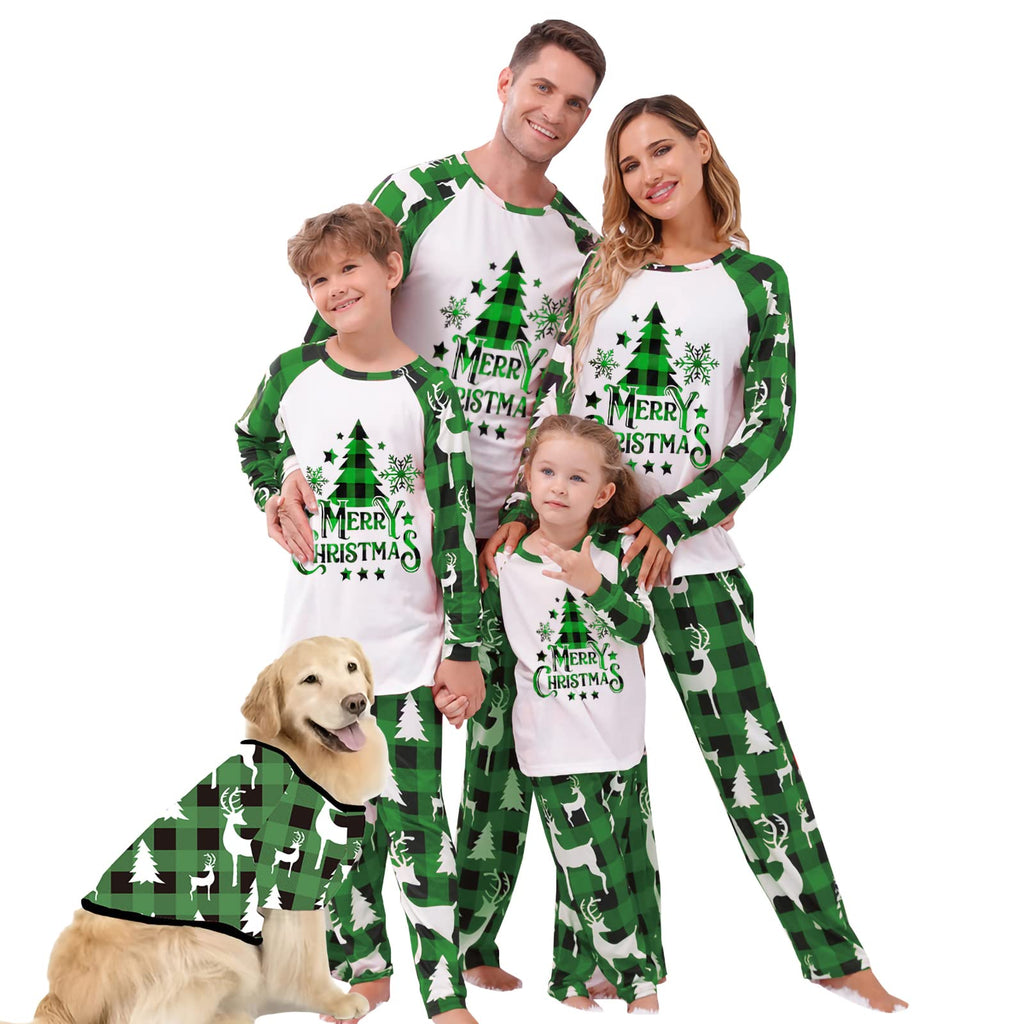 Multitrust Plaid Family Christmas Pyjama Set
