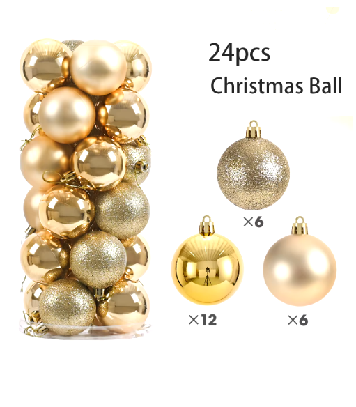 Assorted Christmas Tree Ornament Set