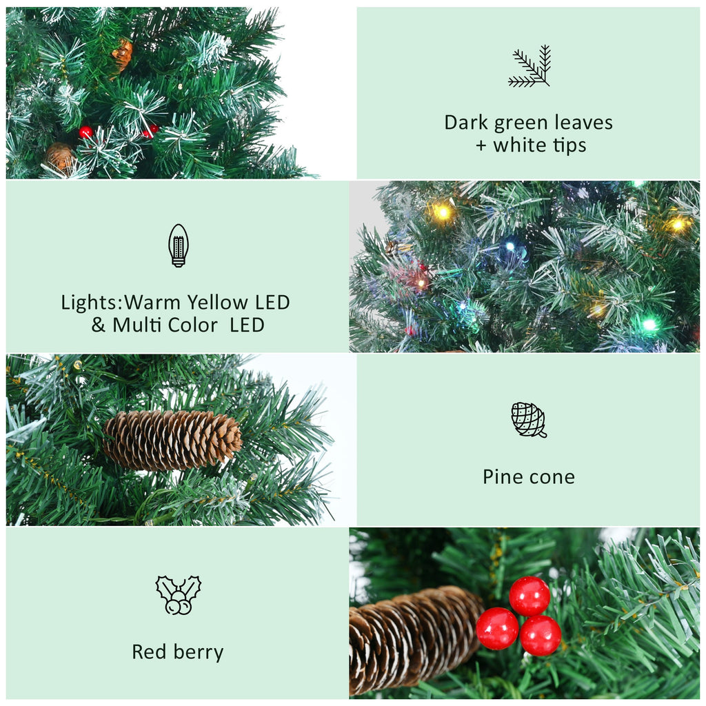 6ft Dark Green Pine Christmas Tree