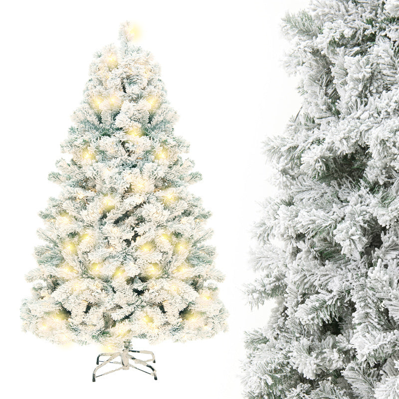 Premium Snow-Flocked Artificial Christmas Tree