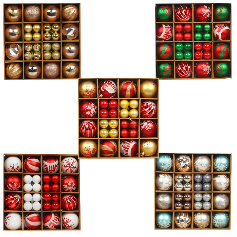 Colorful Christmas Ball Ornament Set