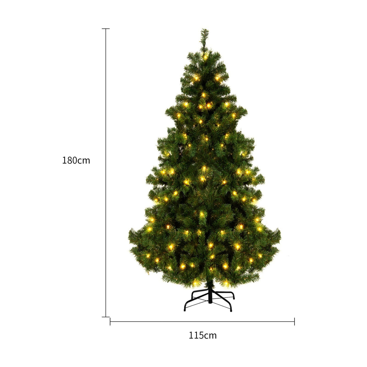 Premium Snow-Flocked Artificial Christmas Tree